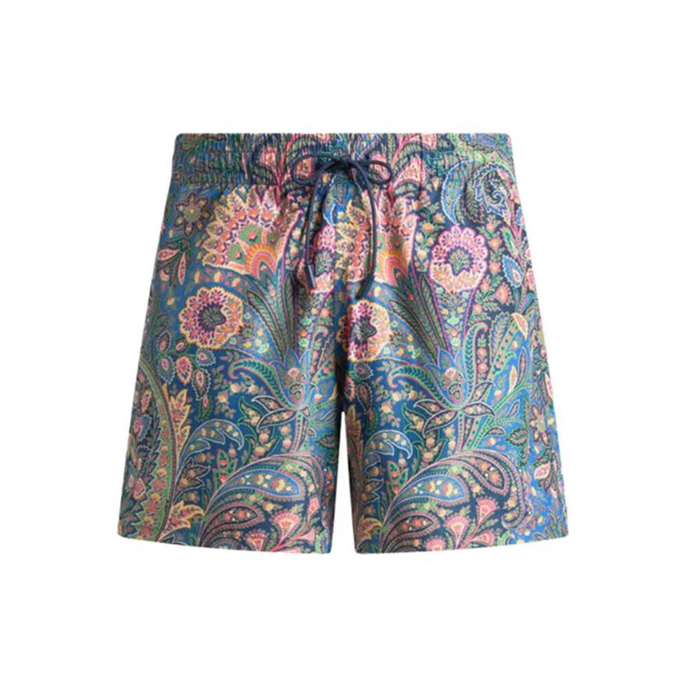 Etro Men Floral Paisley Pattern Swimsuit
